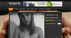 Desktop Screenshot of patteguf.dk